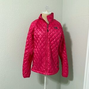 The North Face Fuchsia Quilted Jacket